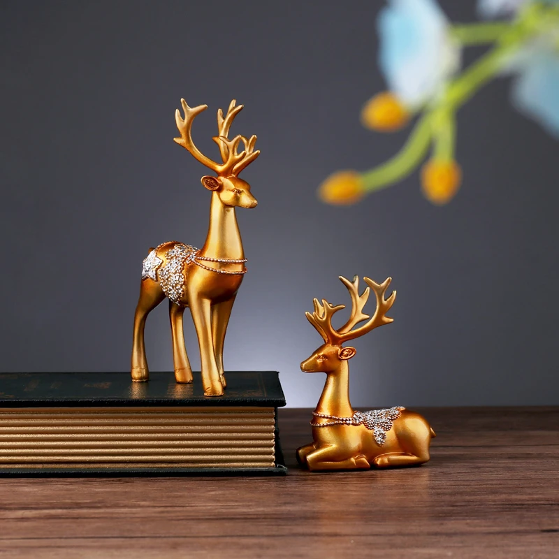 Украшения с изображением счастливого оленя европейские Креативные украшения