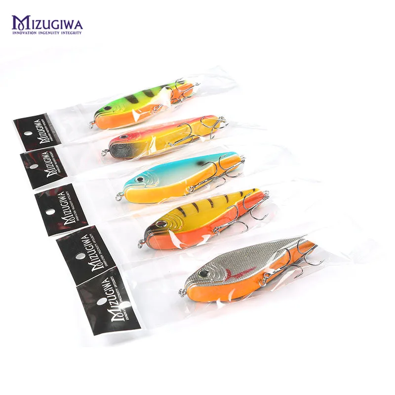 

MIZUGIWA Pike Fishing Lure Jerkbait Musky Buster Jerk Big VIB Baits Mustad Hooks Slow Sinking Big Bass 120mm 50g Pesca Leurre