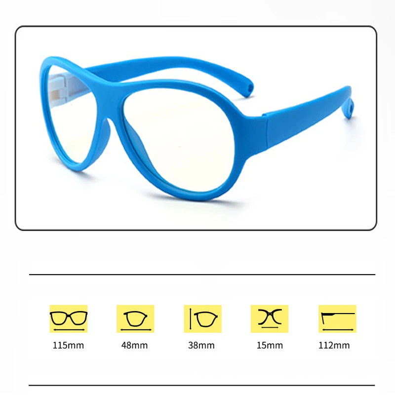 2020 Round Anti-blue Light Kids Glasses Children Boy Girl Blocking Filter Reduces Digital Eye Strain Computer Eyeglasse UV400 | Аксессуары