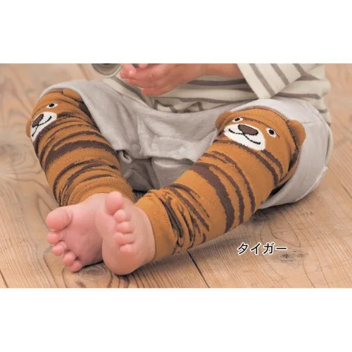 Детская грелка для ног с рисунком животных хлопковые гетры малышей наколенники |