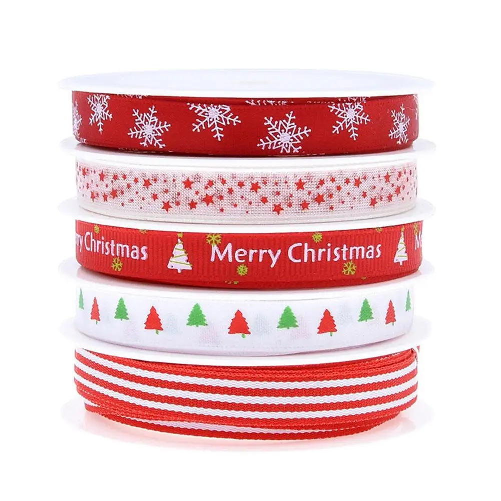 

Christmas Ribbon Set Satin Ribbons For Crafts Decorations Christmas Ribbon Set For Christmas Gift Box Wrapping Sewing Hair B