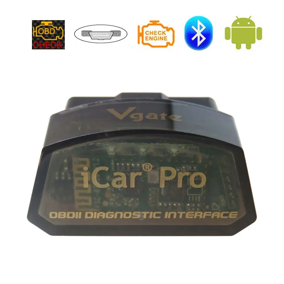 Автомобильный диагностический сканер ELM327, Bluetooth 4,0, OBDII, Vgate iCar Pro ELM 327