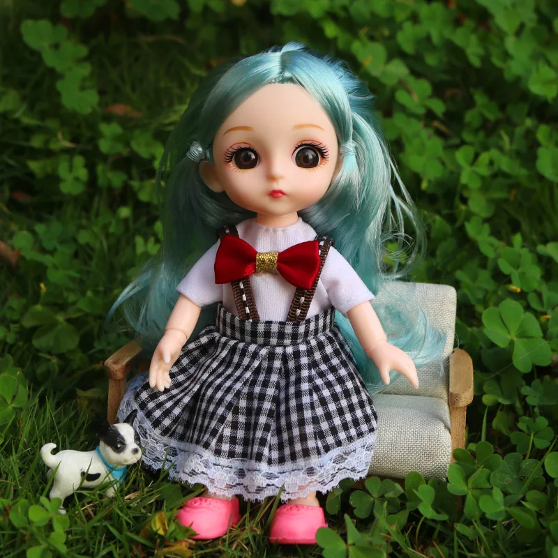 

Movable 13 Jointed Baby BJD Doll 1/12 16cm Body DIY Accessories Best Gift Kids Toys for Girl