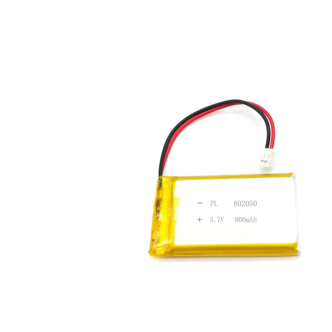 

2/5/20/200/1000/10000pcs 3.7V 800mAh 802050 Li Lithium Polymer ion Battery with 2.0mm JST