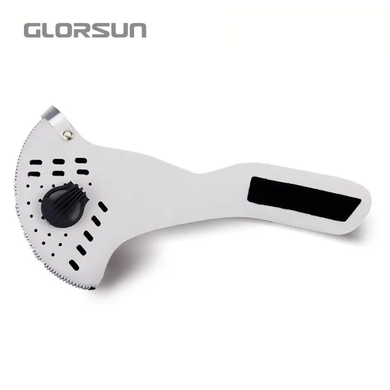 005E00202 GLORSUN маска против пыли n99 неопрен n95 смога туман мотоцикл езда лицо рот черный на заказ n99 pm2.5 тренировочная Спортивная маска - Цвет: 005E00202