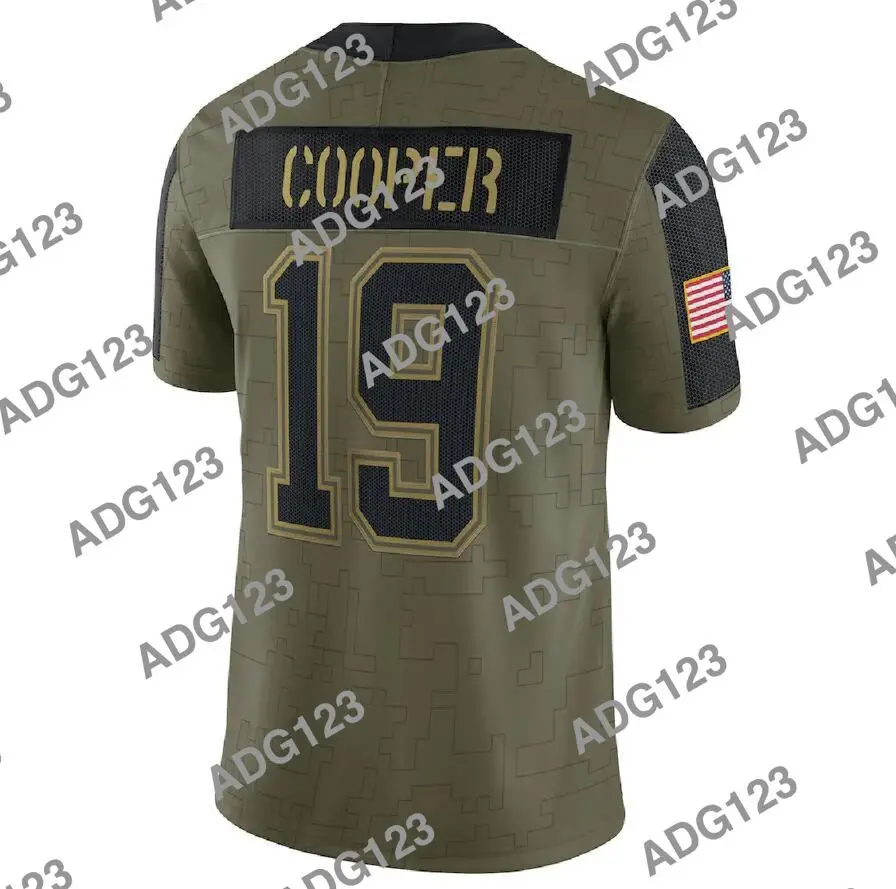 

Вышивка далласская Мужская Amari Cooper 2021, лимитированная футболка с приветствием к обслуживанию