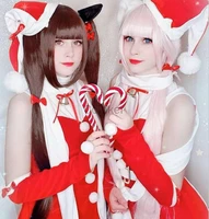 nekopara wig japanese anime cosplay vanilla chocolate maid costume accessory ova cosplay cat neko girl wigs women