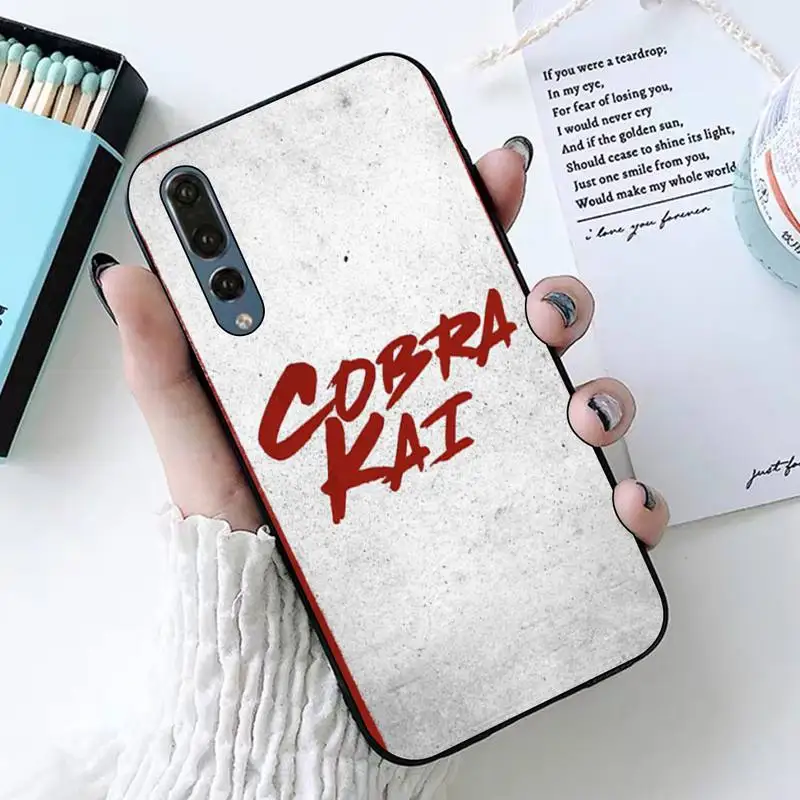 

Cobra Kai snake Phone Case for Huawei P 8 9 10 20 30 40 lite pro Psamrt Cover
