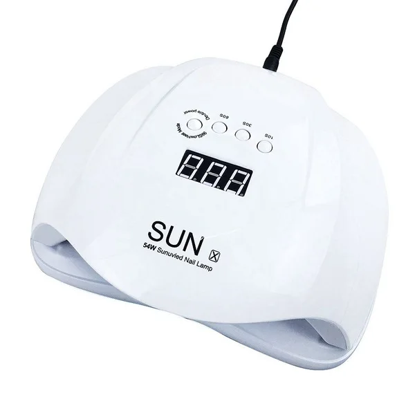 Sun X 54 W Nail Gel Dryer Machine Uv Led Lamp For Professional White Light Polish Fast Art Tools E |