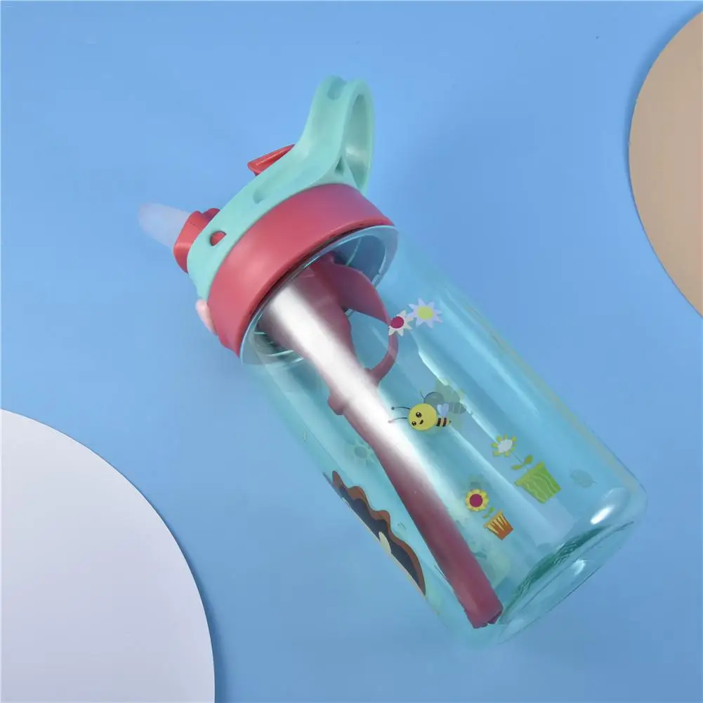 Портативная соломенная чашка с откидной крышкой питьевая бутылка 450 мл пищевая