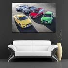 Audis семейный спортивный автомобиль Rs4 RS5 TT R8 суперкар плакаты домашний декор настенное Искусство Холст Печатный декор комнаты