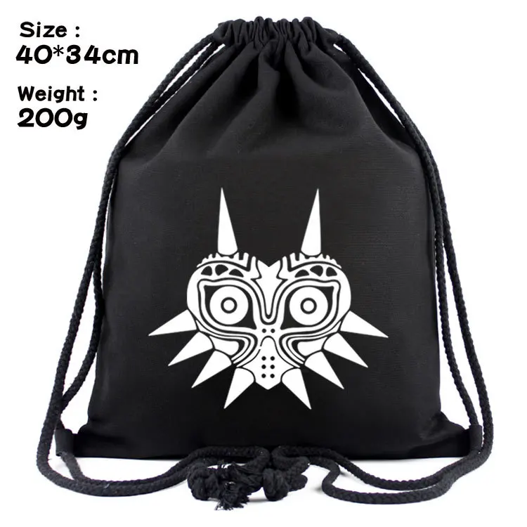 

LISM Link zelda Canvas Backpacks Anime Drawstring Backpack Casual Bags Knapsack Unisex New