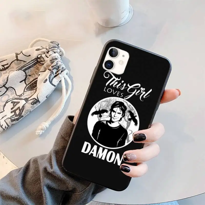 

The Vampire Diaries Stefan Damon Salvatore Phone Cases for iPhone 11 12 mini pro XS MAX 8 7 6 6S Plus X 5S SE 2020 XR