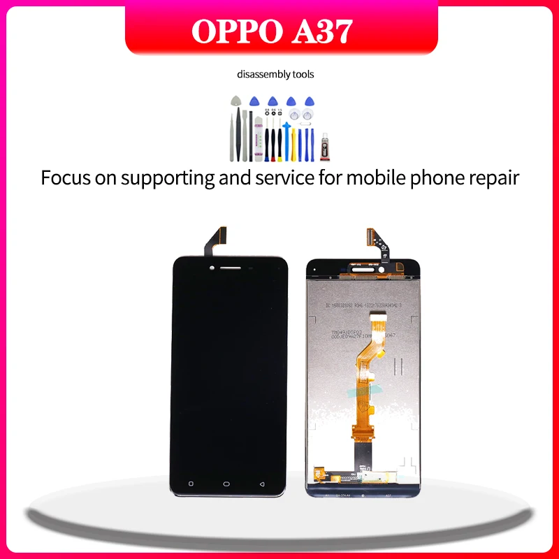 

Original Display For OPPO A37 LCD Touch Screen Digitizer Assembly For OPPO A37 lcd Replacement with Disassemble tools