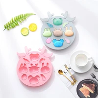 silicone rice cake steamed cake baby food mold cartoon jelly steamed baby cake biscuit mold tool