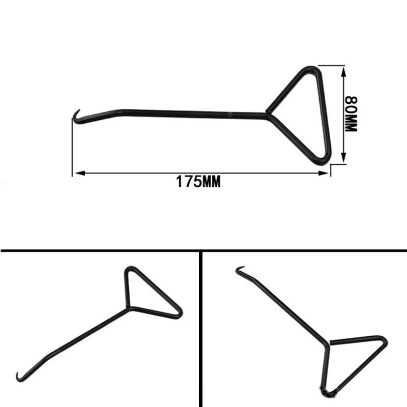 10 шт. мотоцикл Нержавеющая сталь выхлопная стойка пружинный крюк съемник