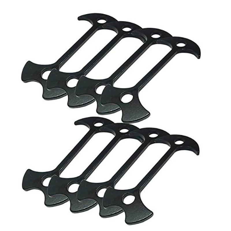 8 шт. палатки из алюминиевого сплава колышки для веревка ветра крюк якорь