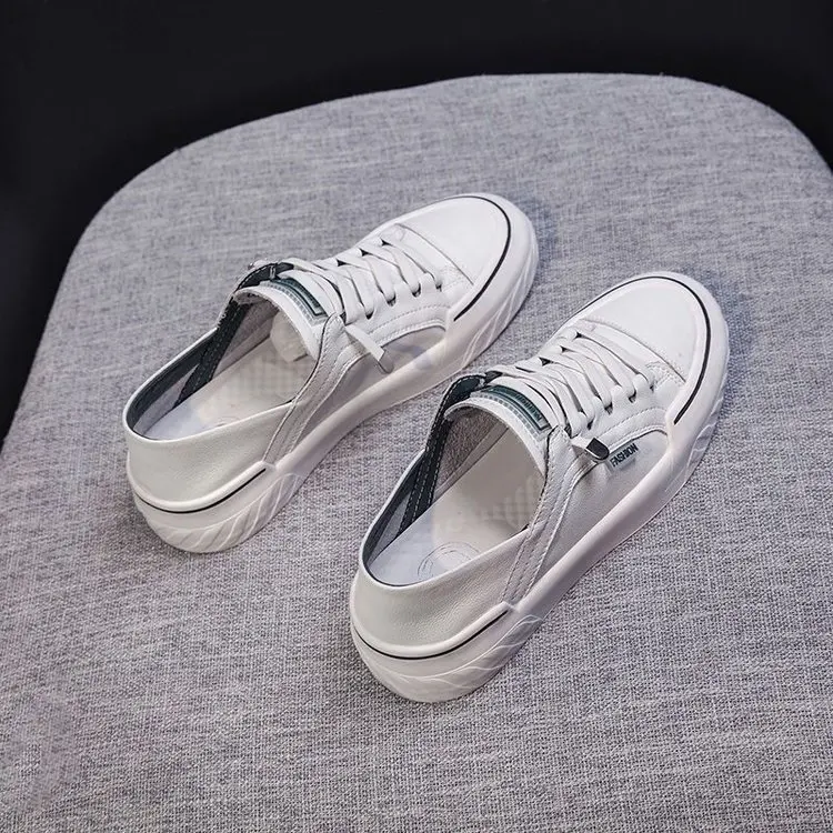 

2021 New Women Flats Shoes Fashion Sneakers Loafers Lace-Up Casual Shoes Woman Zapatos De Mujer Breathable Ladies Sneakers