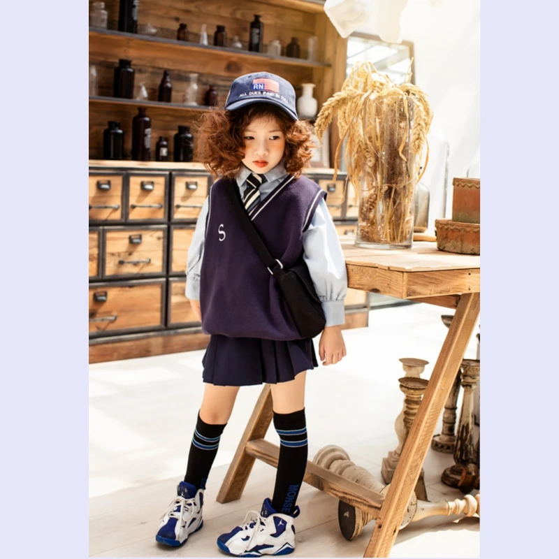 L + I KISS/комплект модной дизайнерской одежды для малышей осенне-зимний свитер