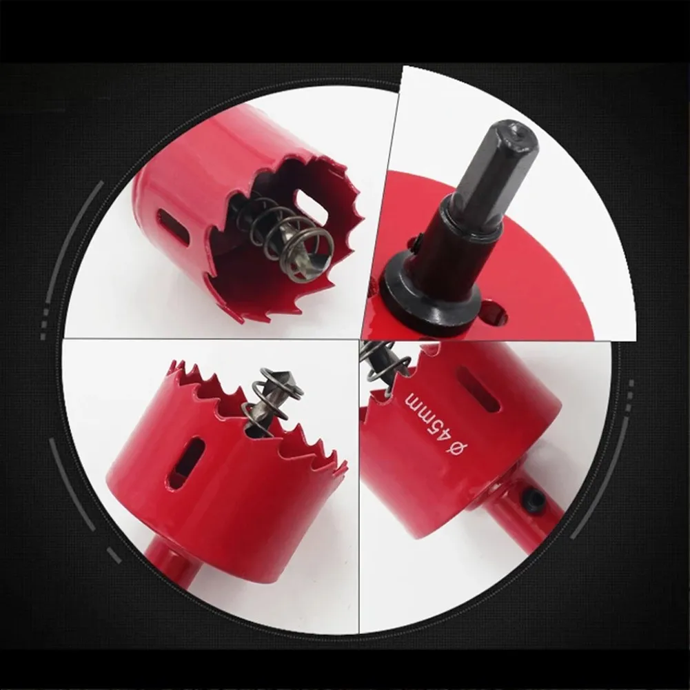 

12pcs Hole Saw Cutter 18 To 75mm Bi-Metal Board+Rod Drill Bit Fast Delivery