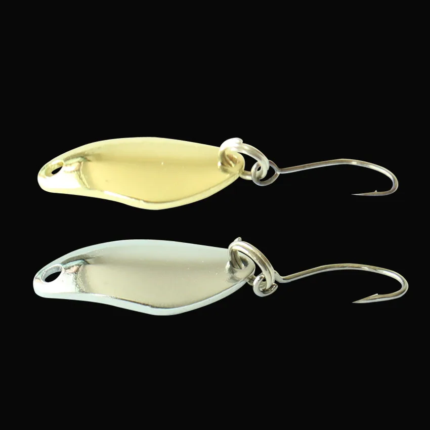 Дешевая рыболовная ложка 4 шт./лот 1. Искусственная кожа/2. металлическая приманка