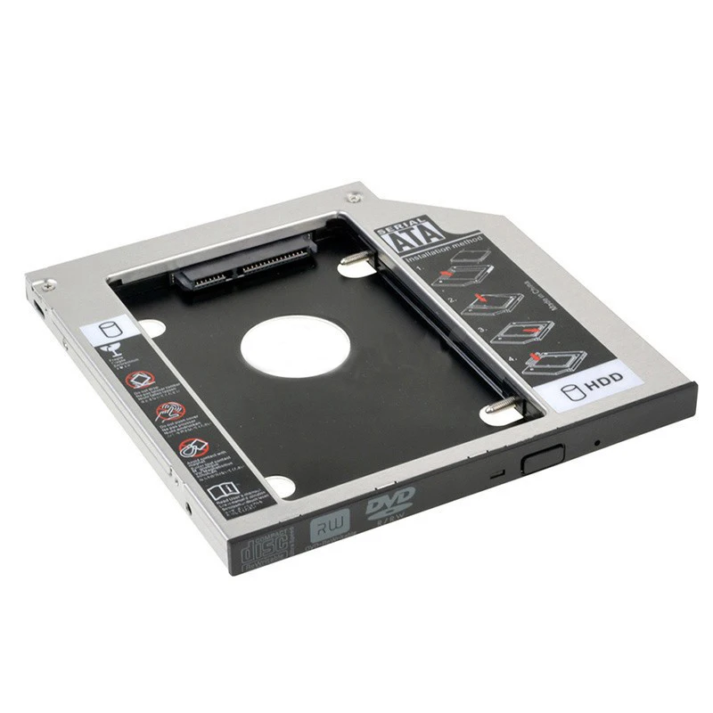 12 7 мм 2nd HDD SSD жесткий диск Оптический отсек Caddy Рамка адаптер для Asus K53SV N56 N56V N56J N56JR