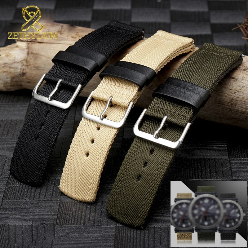 Старший нейлоновый ремешок для наручных часов 24 мм для casio GA2000 PRG-600YB-3 prg-650 PRW-6600 часы с ремешком, водонепроницаемые часы, браслет ремни для наручных часов