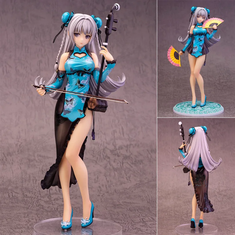 

25cm Alphamax cheongsam sexy girl Figure PVC Collection Model toys for christmas gift