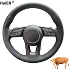 Ручное шитье, искусственная коровья кожа для Audi A1 (8X) Sportback A3 (8V) A4 (B9) Avant A5 (F5) Q2, автомобильные аксессуары