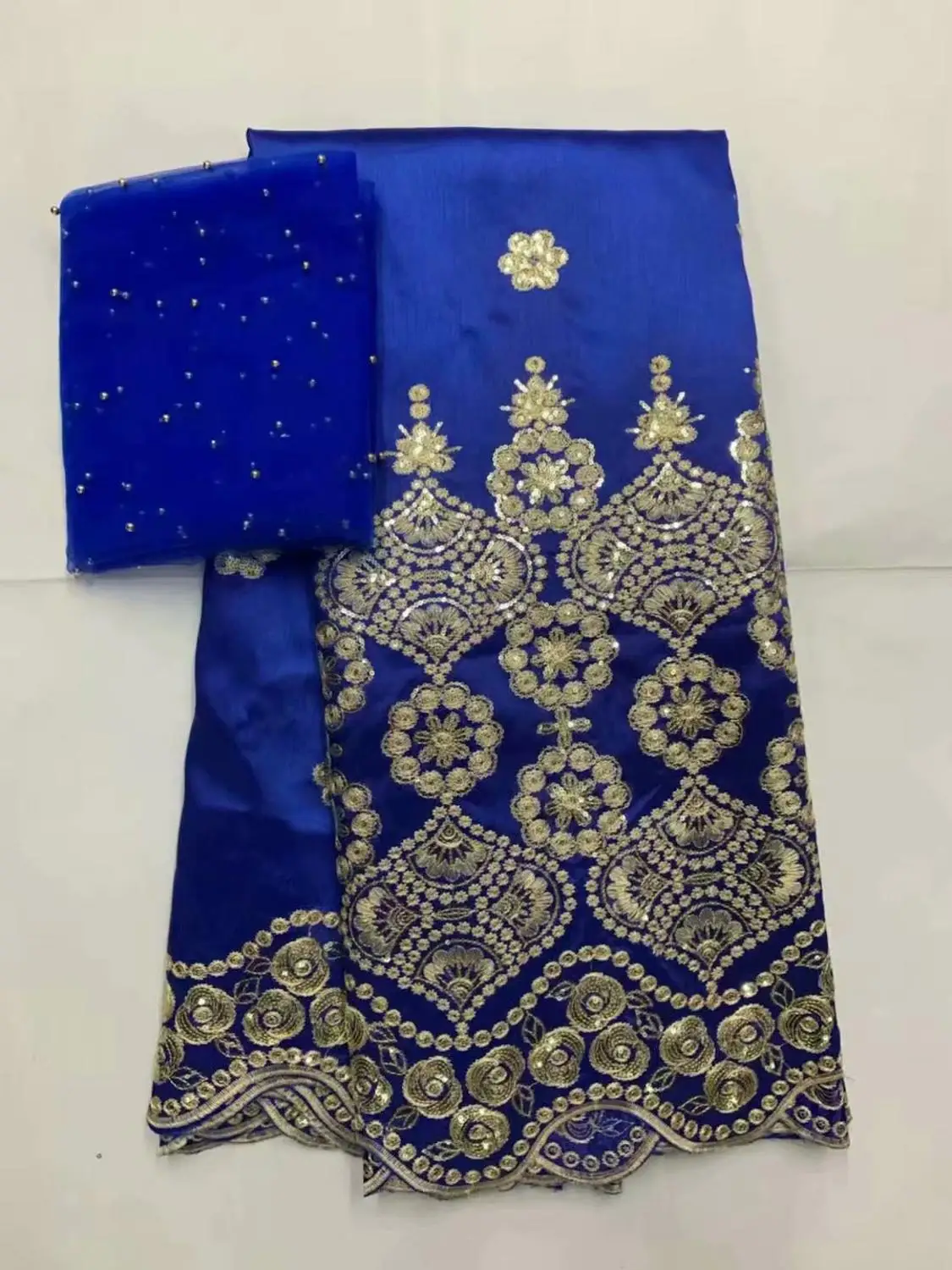 Best Selling wine African George sequin lace fabric high quality Nigeria for wedding dress B81 | Дом и сад