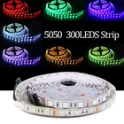 Светодиодная лента 5050 2835 DC12V 60 светодиодовм гибкая светодиодная лампа RGB RGBW 5050 Светодиодная лента 300 светодиодов 5 млот