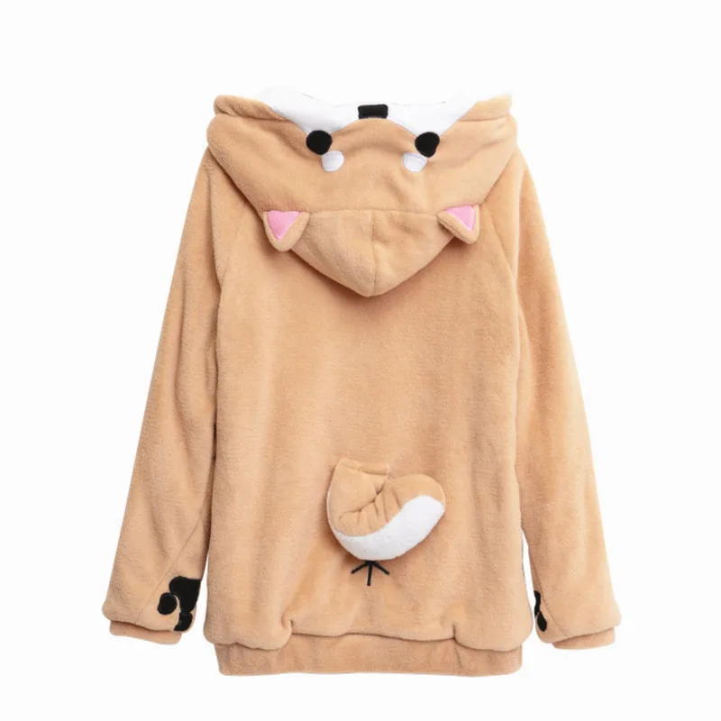 Harajuku Shiba Inu Doge Kawaii женские толстовки с капюшоном и свитшоты соблазнительными