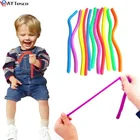 Стрейчевая игрушка для снятия стресса, стрейч, шутки, лапша, ВЕРЕВОЧНАЯ ИГРУШКА, игрушки для снятия стресса, стрейч-веревка для аутизма, подарок для детей