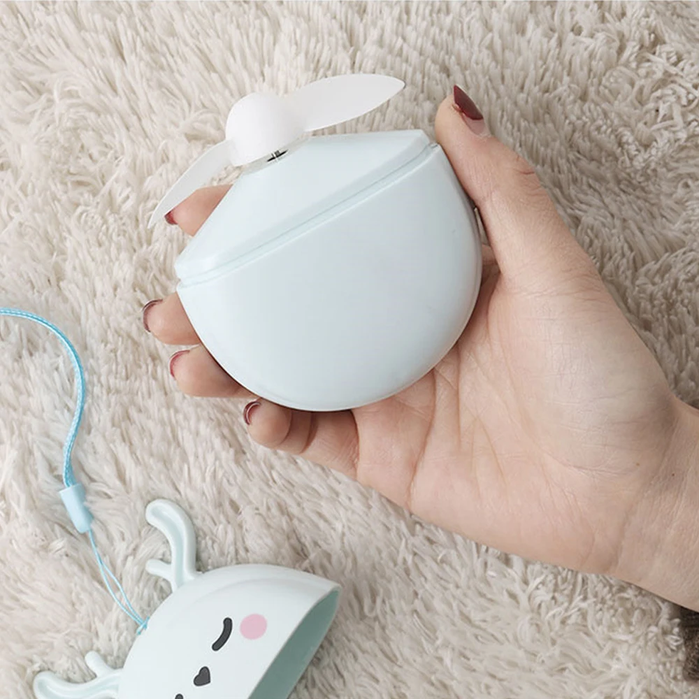 Летний кулер портативный вентилятор ручной USB перезаряжаемый Мини Складной для