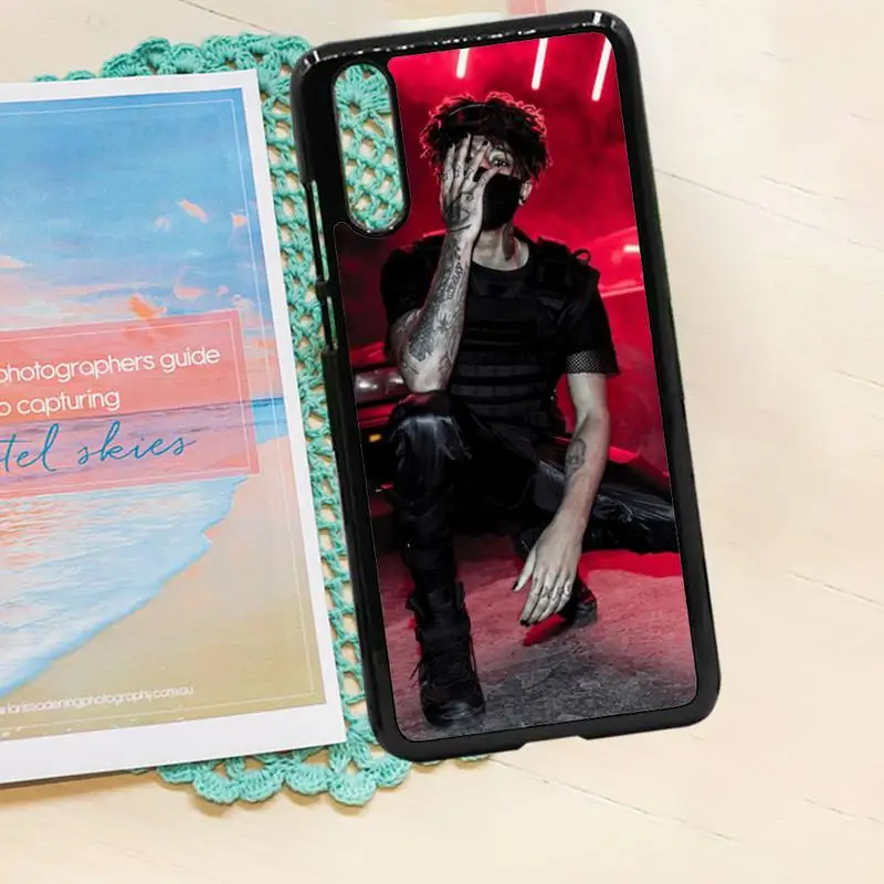 

Lil Skies famous Rapper Anti-fall luxury Phone Case shell PC for iPhone 11 12 pro XS MAX 8 7 6 6S Plus X 5S SE 2020 XR