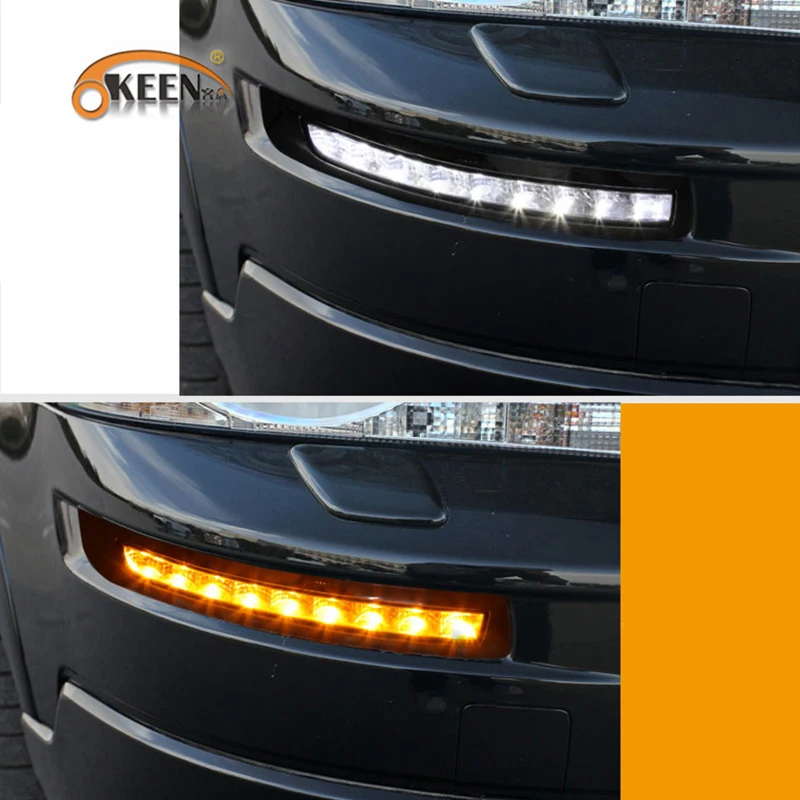 

2PCS LED Daytime Running Light For Volvo XC90 2007 2008 - 2012 2013 Car Accessories Waterproof 12V DRL Fog Lamp Decoration