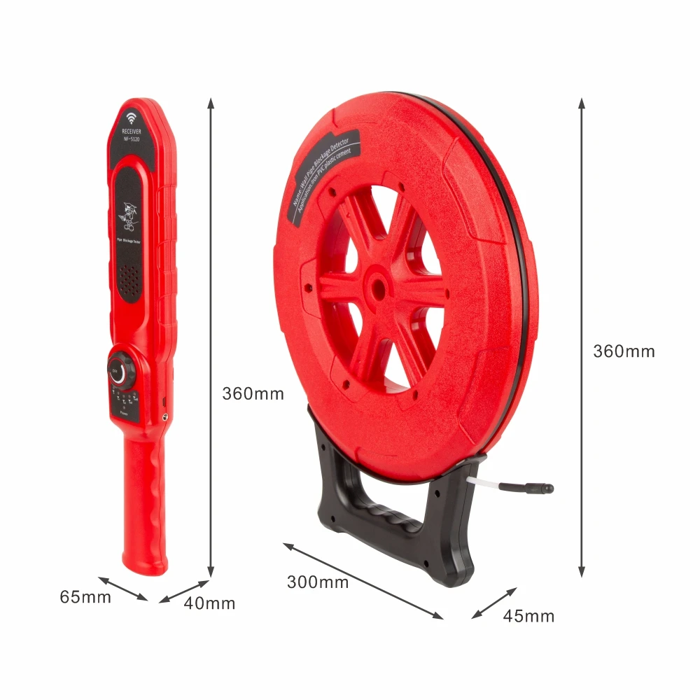 

Pipes Blockage Diagnostic-tool Scanner Plumbers Pipeline Blocking Clogging Locating Instrument Wall PVC Iron