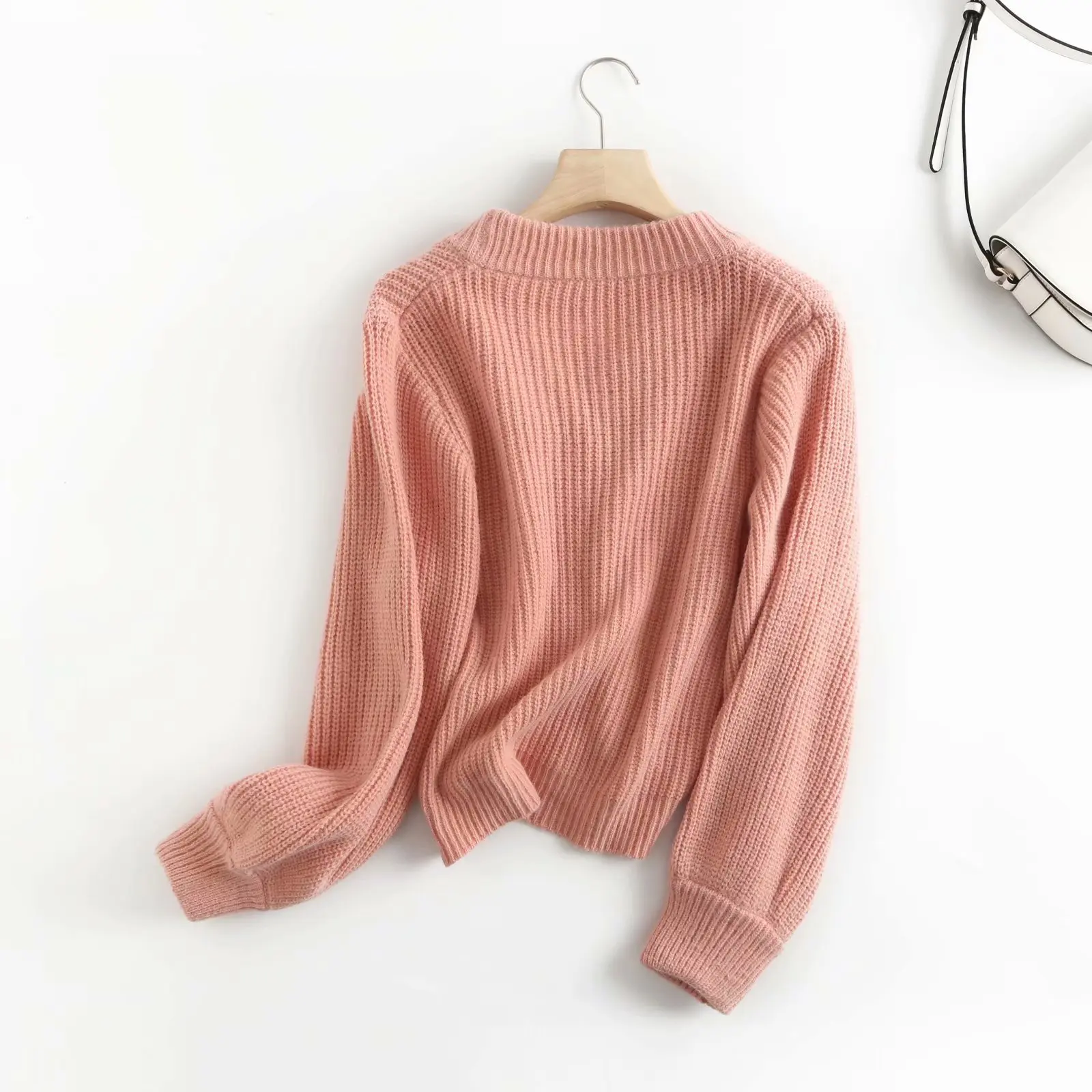 

Bow Knit Sweater Women Autumn 2020 Female Casual Long Sleeve Cardigan V Neck Knitted Sweaters Coat Femme Winter Warm Clothes