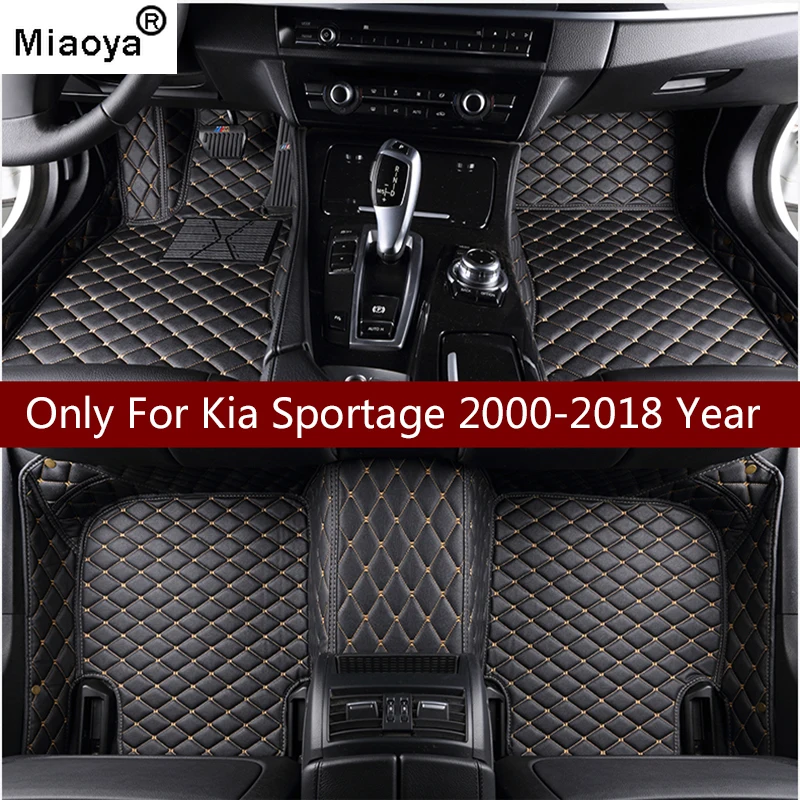 

Miaoya mat leather car floor mats for Kia Optima 2001 2002 2003 2004-2018 2019 Custom auto foot Pads automobile carpet covers