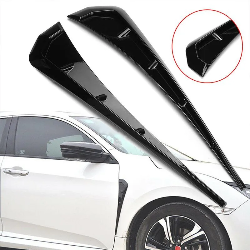 

1 Pair Side Fender Vent Air Wing Cover Fits For Honda Civic 2016 2017