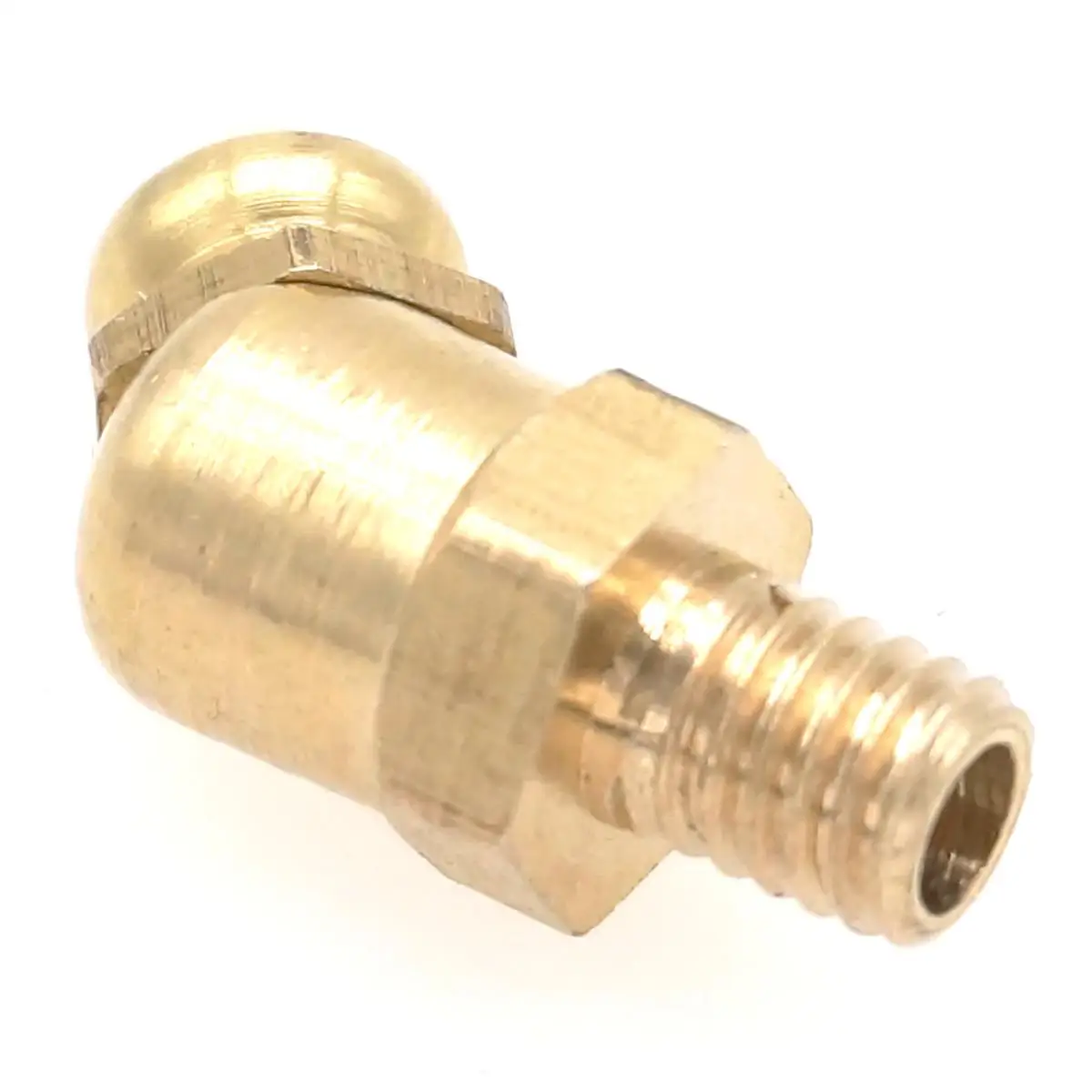 M5 Metric Male 45 Degrees Brass Grease Zerk Nipple Fitting For Gun Machine Tool Accessories | Обустройство дома