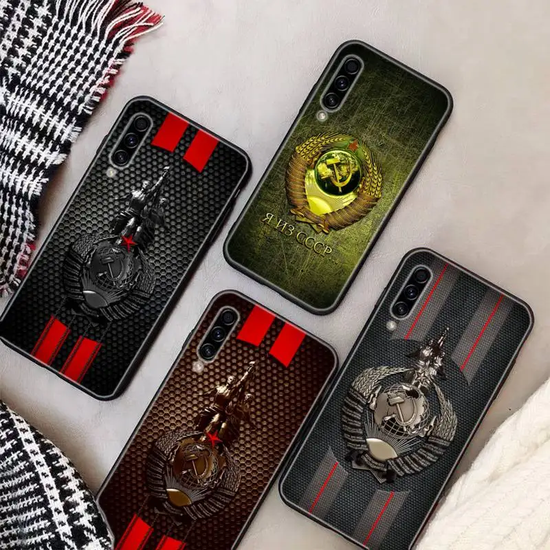 

Russia Soviet Russian Cccp Phone Case For Samsung S9 10 20 Plus Note 9 10 10plus 20 Ultra A20 21s J7 Plus 8