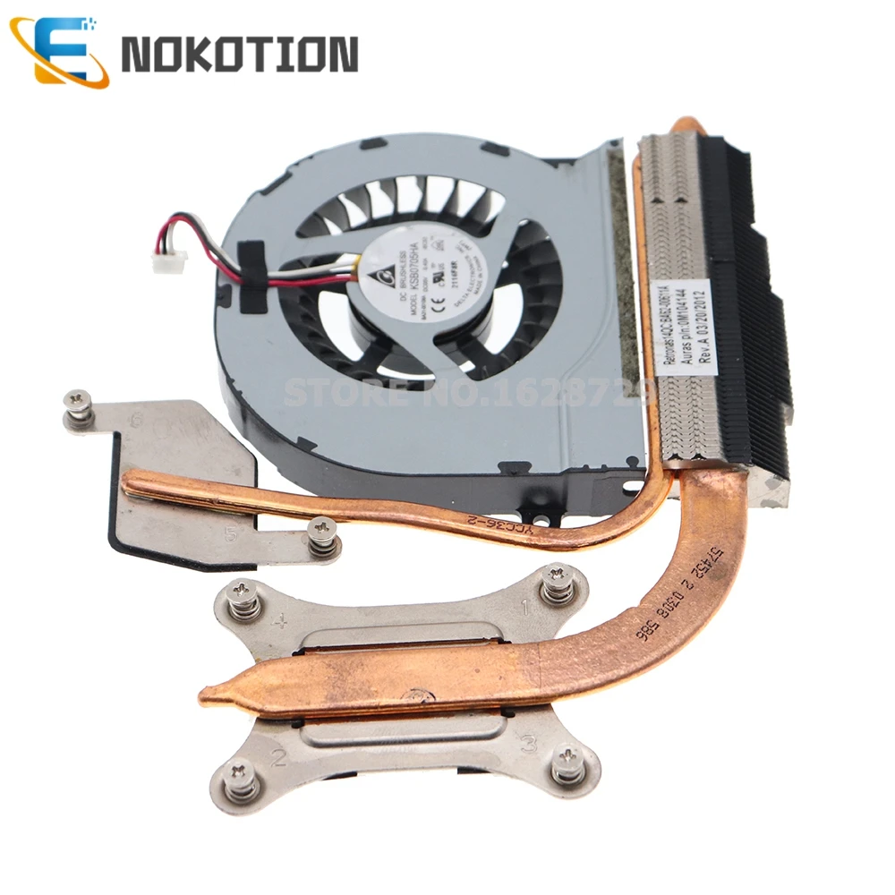 

NOKOTION BA41-01681A BA62-00611A Radiator For Samsung NP305V5A 305V5A Laptop Cooling System CPU GPU Heatsink fan