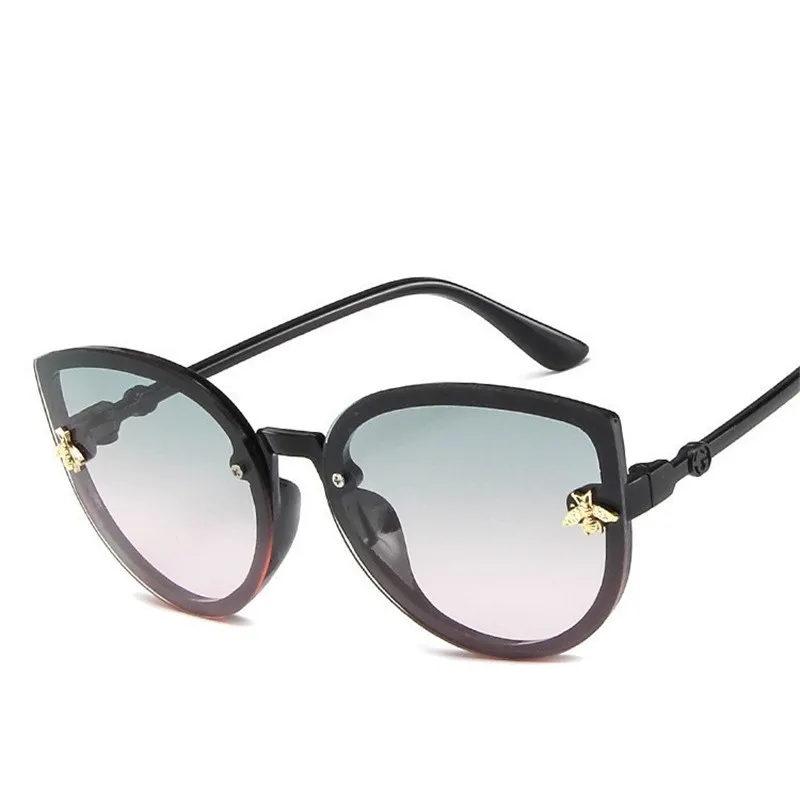 Детские Солнцезащитные газов солнцезащитные очки кошачий глаз детская одежда