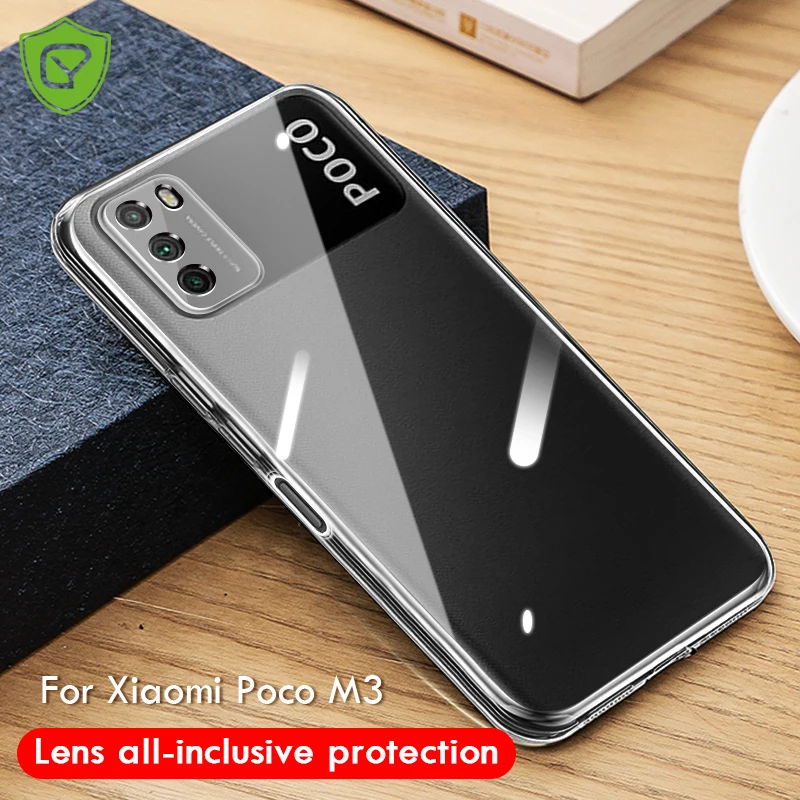 

CHYI Camera Lens Protection Cover For xiaomi poco m3 x3 nfc F3 case Soft Clear Silicone For redmi k40 pro 5G back Cover poko m3