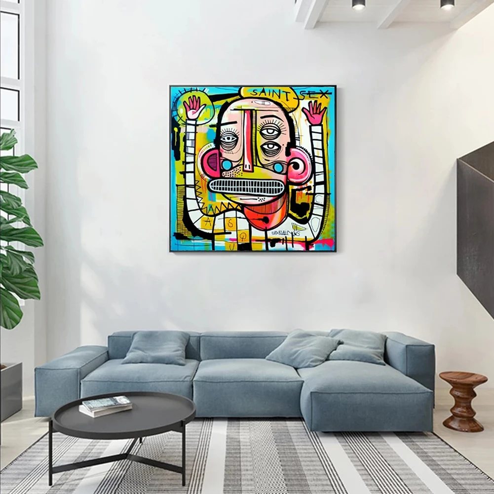 

Office No Frame Simple Living Room Home Decoration Wall Painting Canvas Pictures Gift Abstract Figure Art Bedroom Modern Hotel