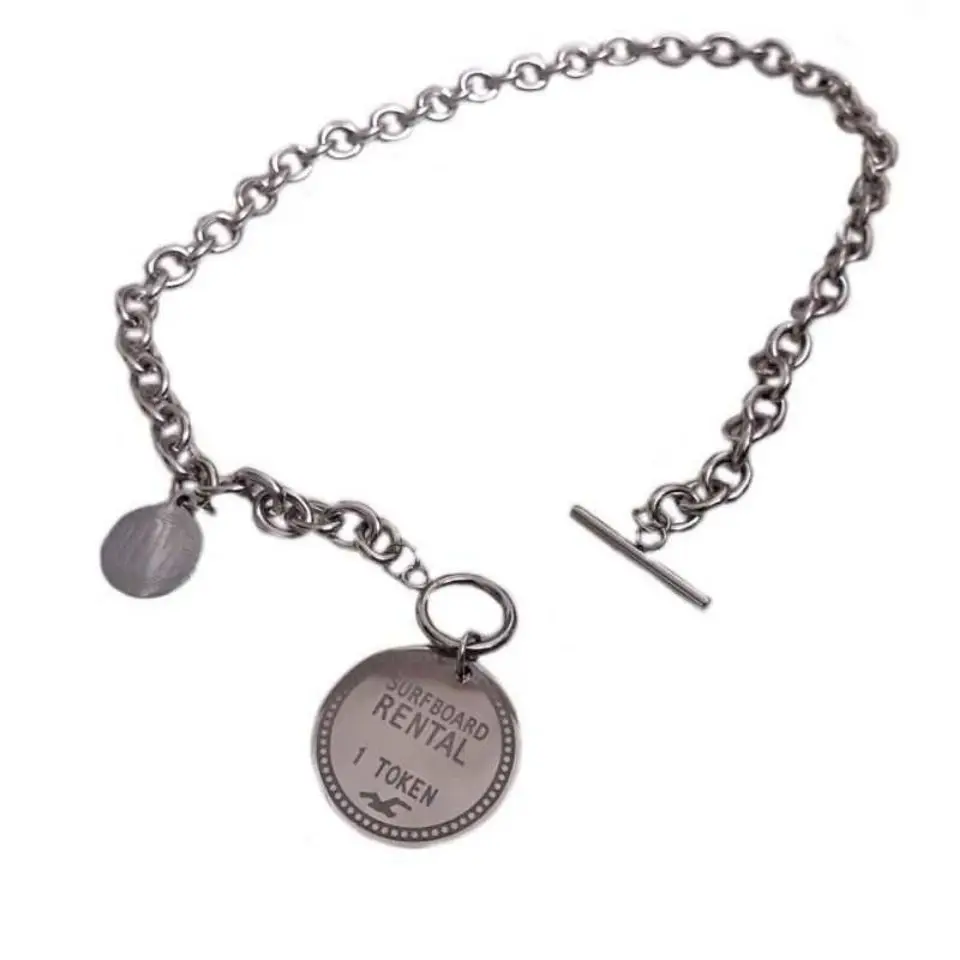 

Hot style stainless steel new men's fashion necklaceStainless steel necklaces are environmentally friendly and fadeless