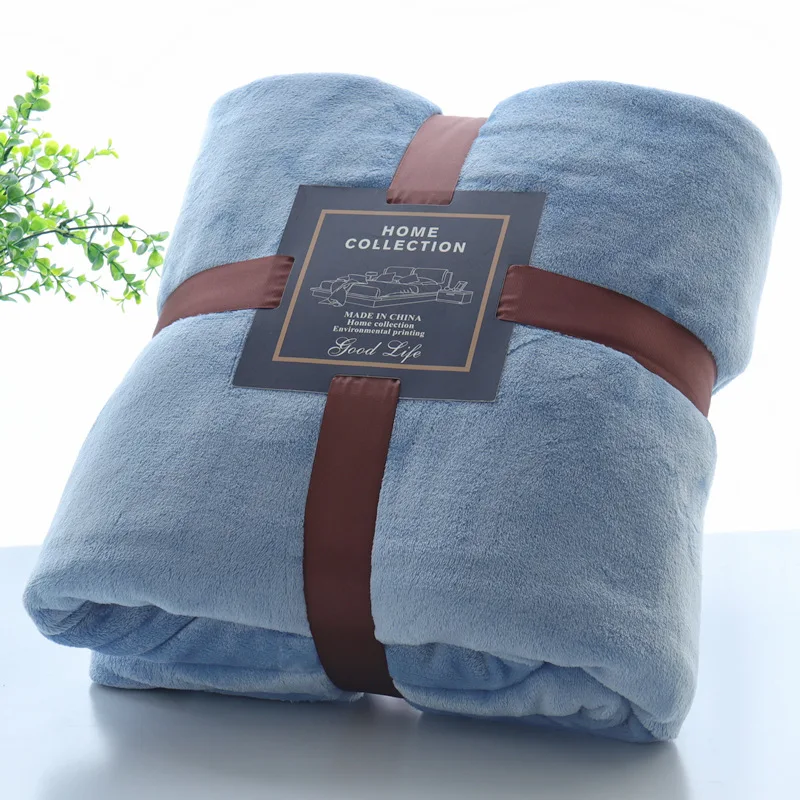 

Light Thin Mechanical Wash Flannel Blanket Plaids Super Warm Soft Blankets Throw on Sofa/Bed/Travel Soft And Comfortable Blanket