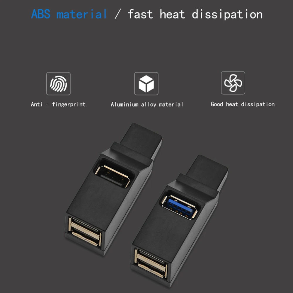 Концентратор USB 3 0 2 адаптер-удлинитель мини-разветвитель порта для ПК ноутбука