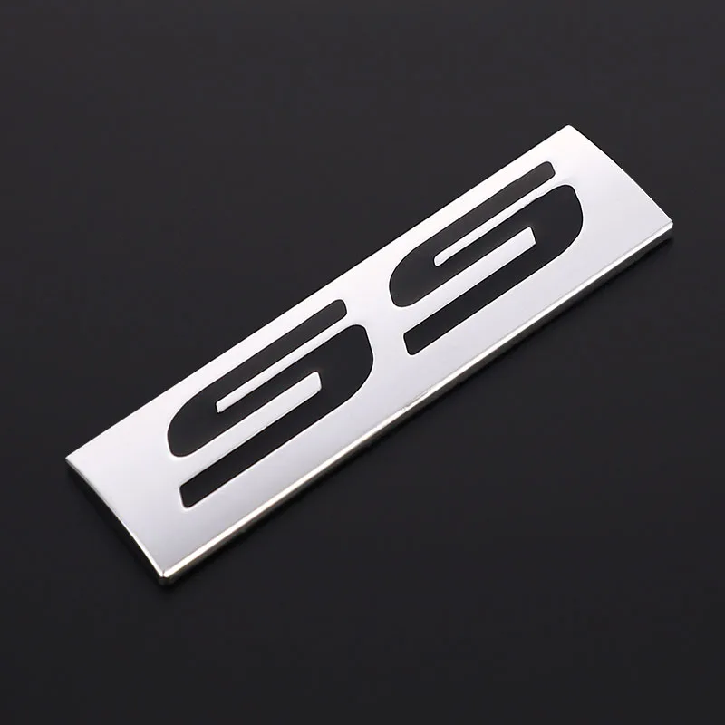 for SS Logo Stickers 3D металлический СС логотип значок наклейки эмблемы наклейки для Chevrolet Cruze Camaro Captiva Aveo Silverado Lacetti Spark Epica стайлинга автомобилей - Название цвета: for SS Logo Stickers
